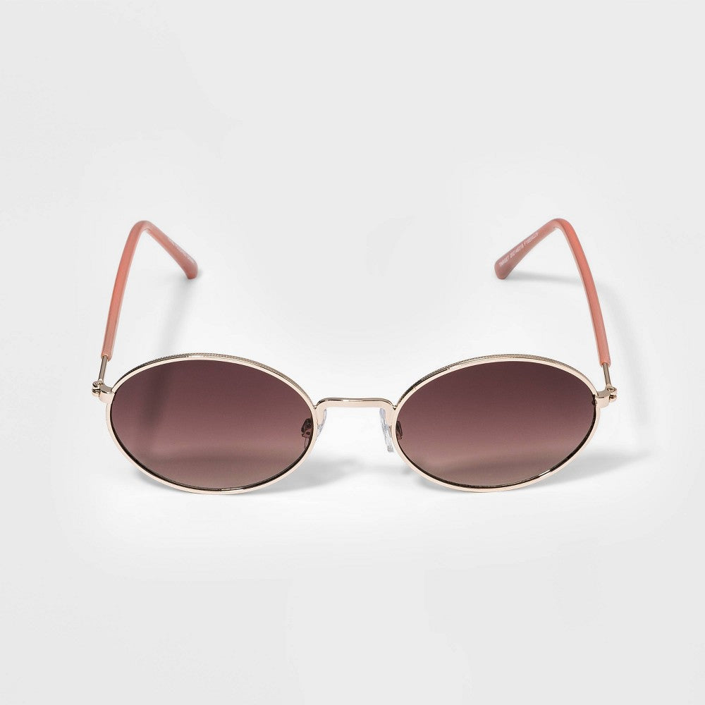 Kids' Mini Oval Sunglasses - Art Class™ Gold - Bellso