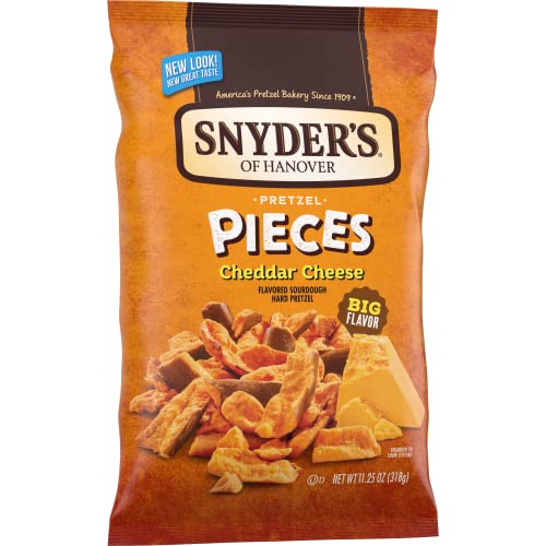 Snyder S of Hanover Pretzel Pieces  Cheddar Cheese  11.25 Oz