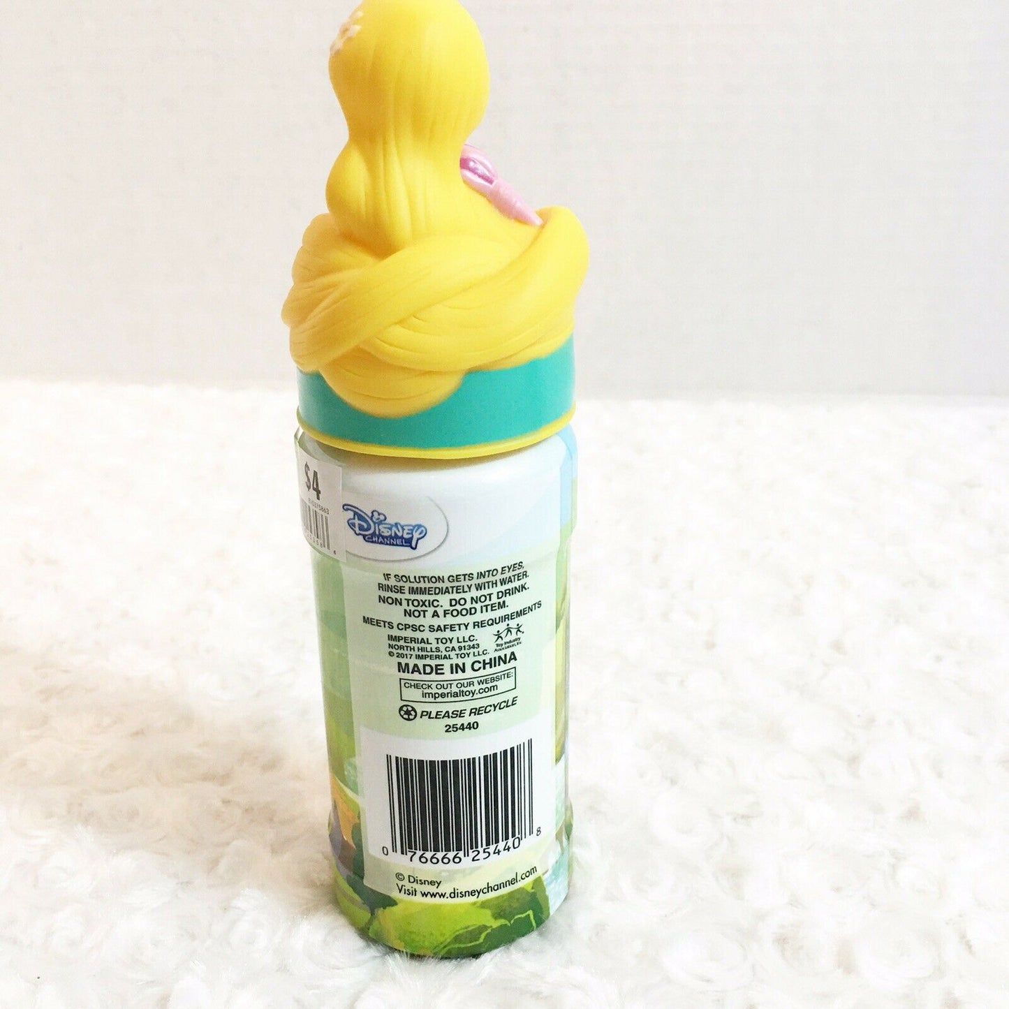 Disney Tangled Series Rapunzel Bubble Topper 8 Oz - Bellso