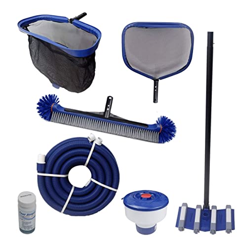 8-Piece Essential Pool Cleaning Kit - Bellso