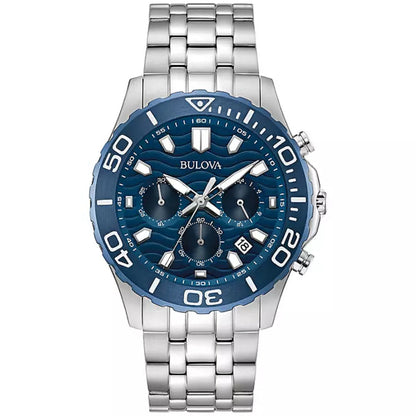 Bulova 98B435 Sport Chronograph Bracelet Watch, 43mm - Bellso