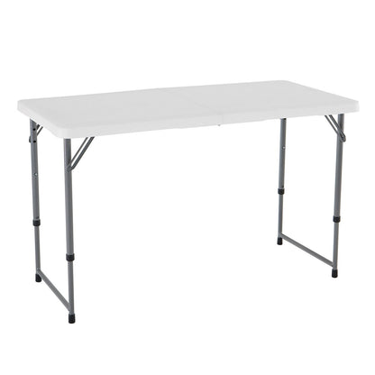Lifetime 4 Ft White Folding Table
