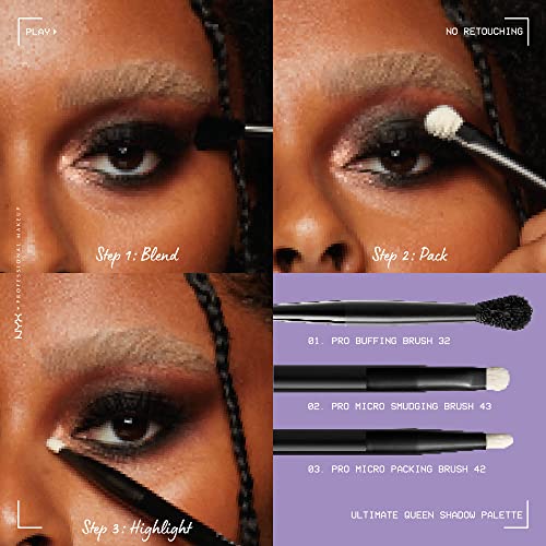 NYX Professional Makeup Ultimate Eyeshadow Palette  Ultimate Queen - Bellso