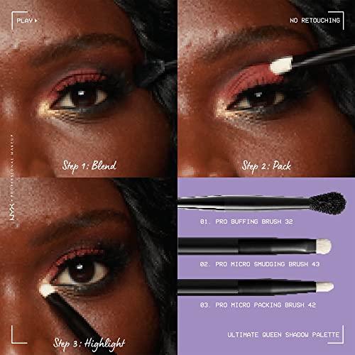 NYX Professional Makeup Ultimate Eyeshadow Palette  Ultimate Queen - Bellso