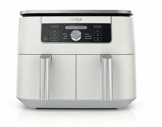 Ninja Foodi 6-in-1 8 Quart 2-Basket Air Fryer With DualZone Technology -White