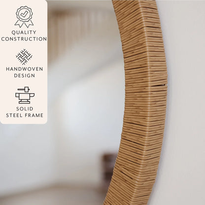 details by Becki Owens Handwoven 36" Vanity Mirror - Bellso