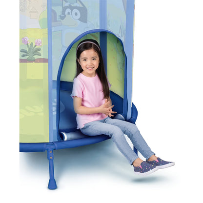 Bluey 4 Kids Trampoline With Soft Play Balls