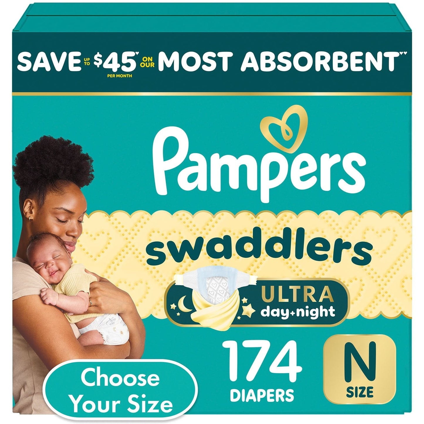Pampers Swaddlers Ultra Diapers Newborn (<10 Pounds)