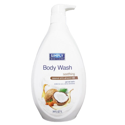 Nabisco Simply Body Wash 34oz Coconut Almond
