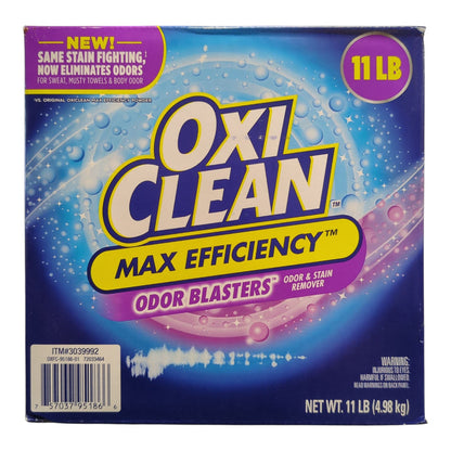 OxiClean Max Efficiency Versatile Stain Remover & Odor Blaster, 11lbs