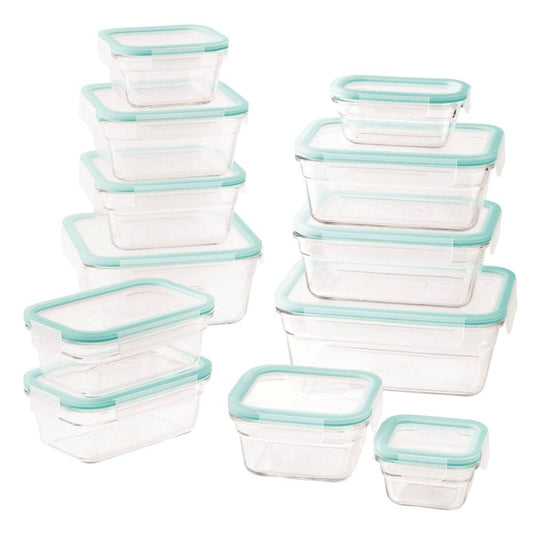 Member's Mark 24-Piece Glass Food Storage Set By Glasslock