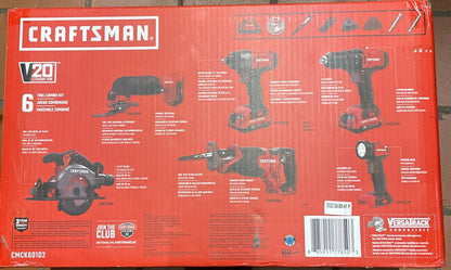 Ensemble De 6 Outils Craftsman 20V Avec 2 Batteries CMCK601D2 - Rona - Bellso