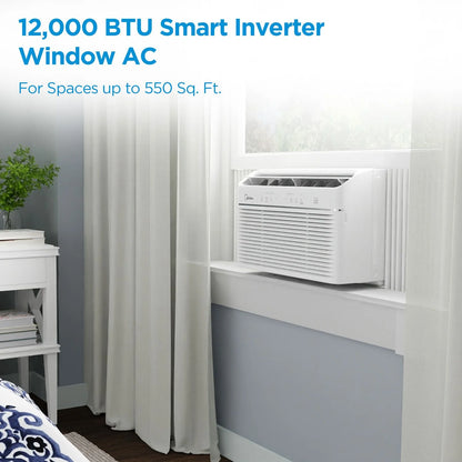 Midea 12,000 BTU DOE SmartCool Inverter Window Air Conditioner - Bellso