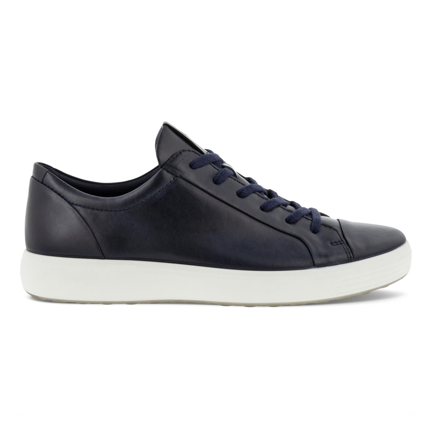 Ecco Soft 7 470364 Leather Men's Low Top Sneakers - Night Sky - Size:US 11-11.5 Men
