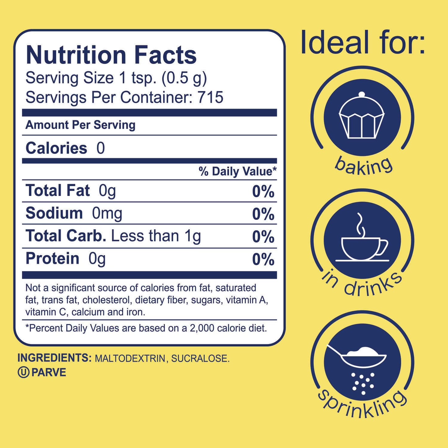 Splenda Granulated Zero Calorie Sweetener Twin Pack