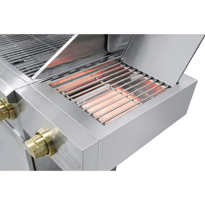 Gordon Ramsay Collections (STORE DISPLAY USED)THOR Kitchen Outdoor Stainless Steel 6-Burner Gas Grill w/ Cover
