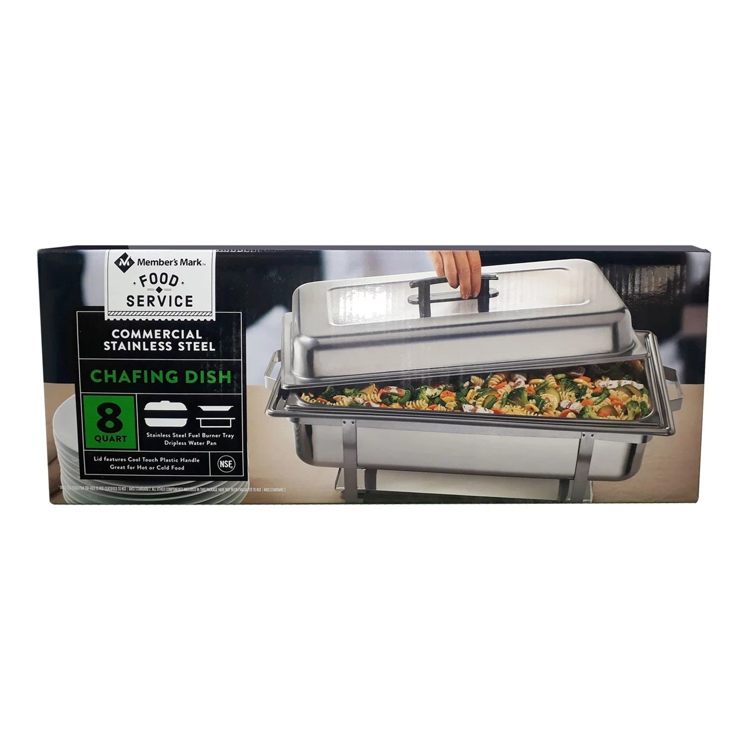 Member's Mark Stainless Steel Royal Chafer (8 Quart) - Bellso