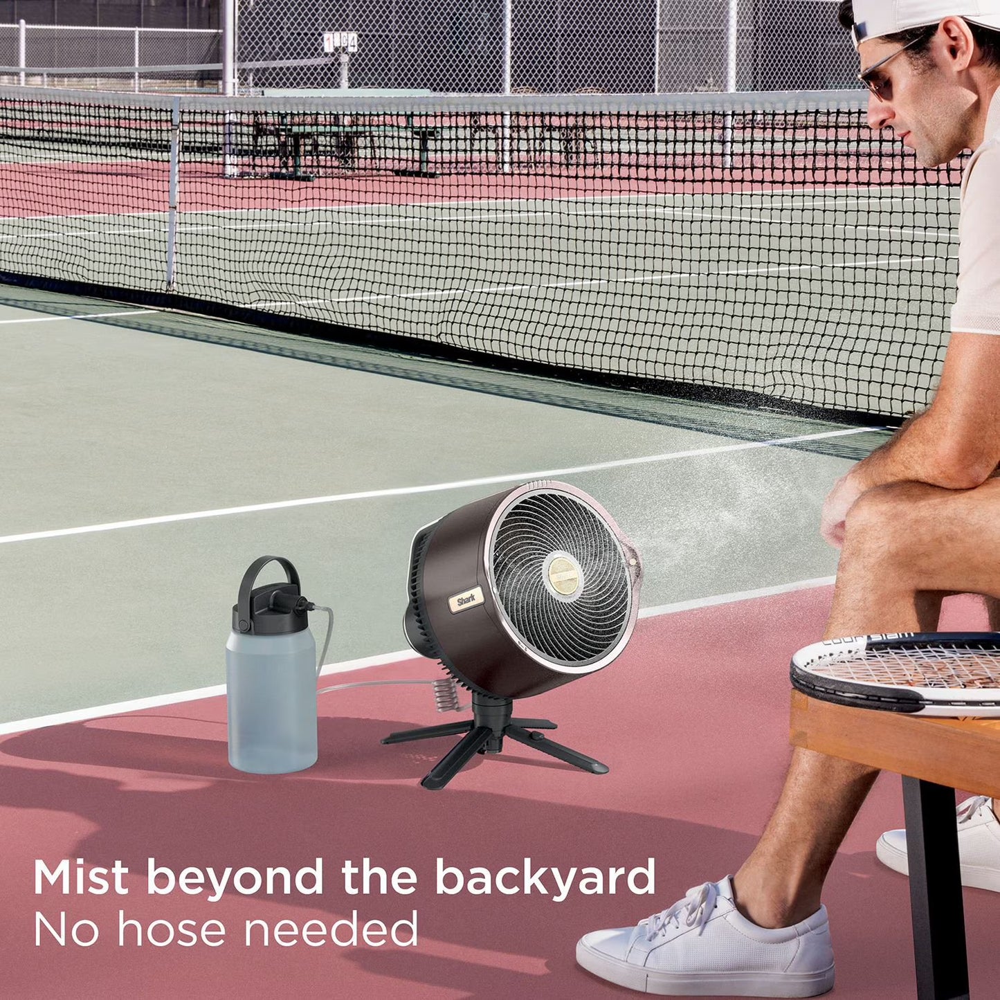 Shark FlexBreeze™ Pro Mist Indoor Outdoor Pedestal & Table Fan With Water Tank