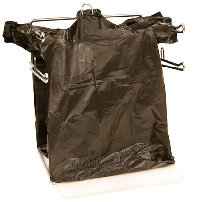 Poly America 1 000 Count Black T-Shirt Carryout Bags  11.5  X 6.5  X 22 - Bellso