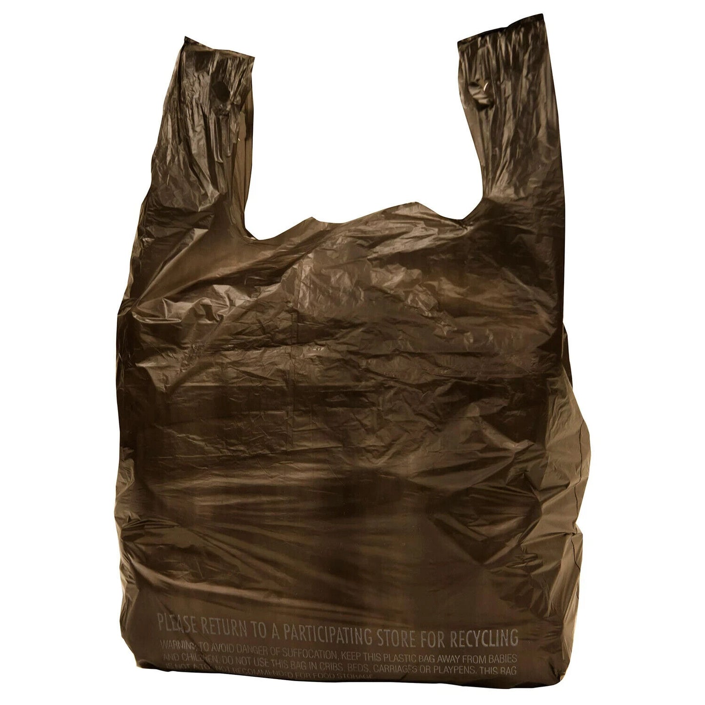 Poly America 1 000 Count Black T-Shirt Carryout Bags  11.5  X 6.5  X 22 - Bellso