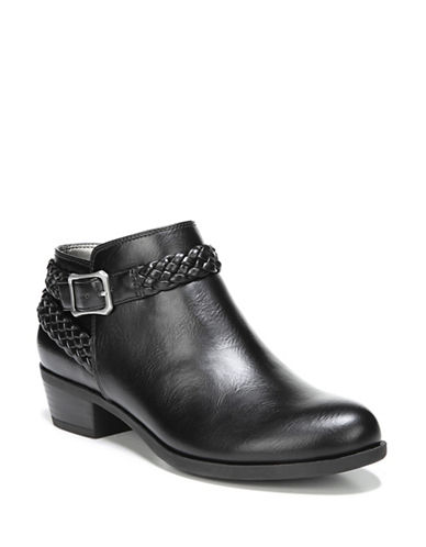 Lifestride Women's Adriana Ankle Booties (Black Microsuede) - Size 9.5 M - Bellso