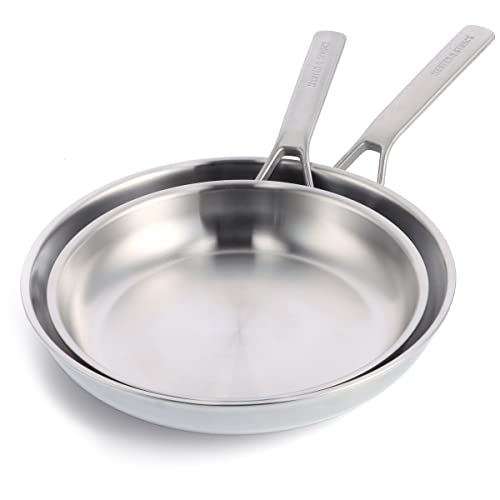 Merten & Storck Tri-Ply Stainless Steel 10A and 12A Frying Pan Skillet - Bellso