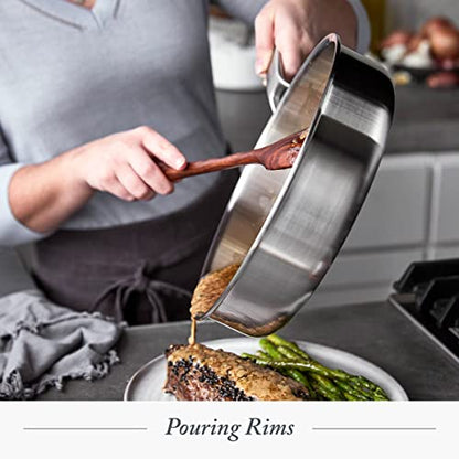 Merten & Storck Tri-Ply Stainless Steel 10A and 12A Frying Pan Skillet - Bellso