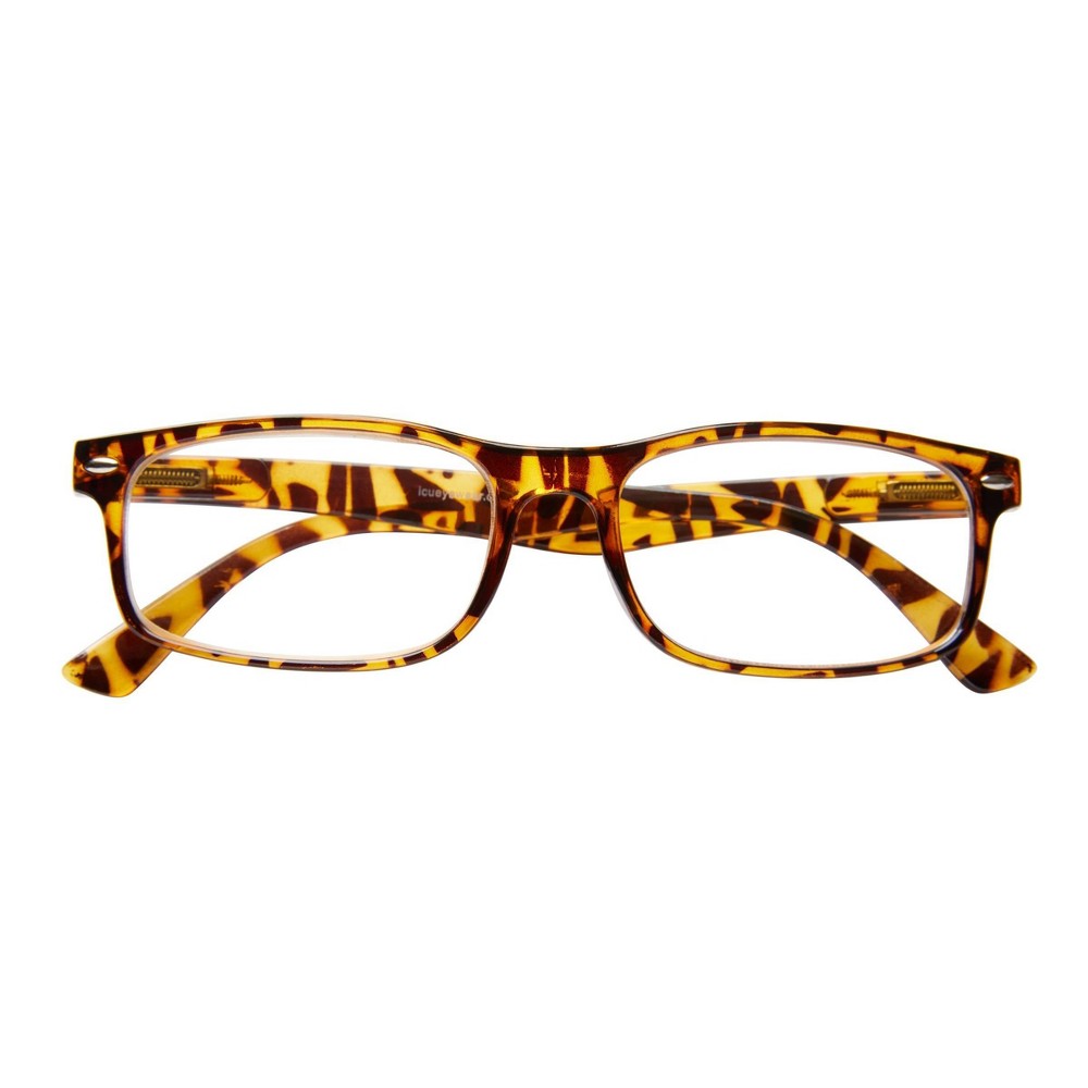 ICU Eyewear Plastic Rectangle with Metal Studs and Case +2.00 - Bellso