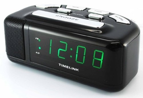 Digital Alarm Clock Black - Westclox