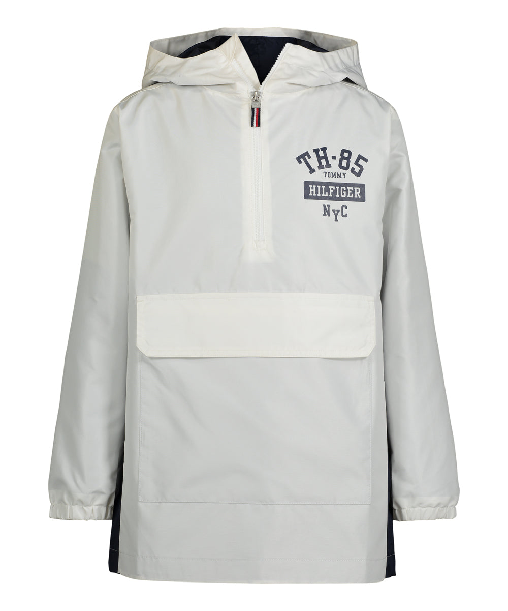 Tommy Hilfiger Big Boys Long Sleeve Popover Jacket - Snow White - Bellso