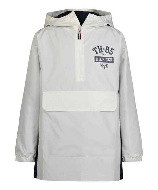 Tommy Hilfiger Big Boys Long Sleeve Popover Jacket - Snow White - Bellso