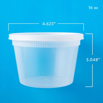 Member's Mark 1-Pint Deli Container with Lid (16 Oz., 240 Ct.)
