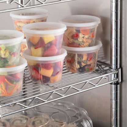Member's Mark 1-Pint Deli Container with Lid (16 Oz., 240 Ct.) - Bellso
