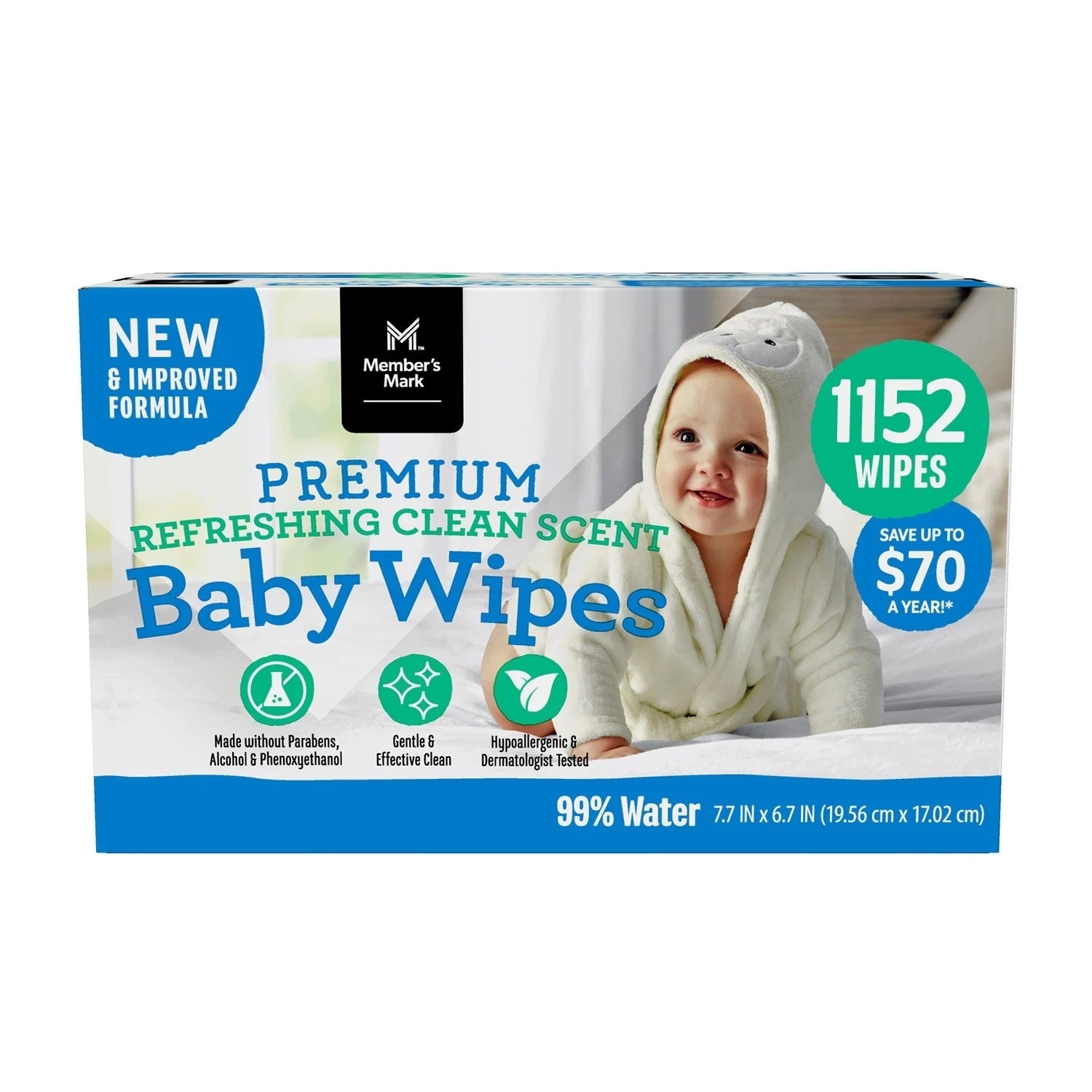 Member's Mark Premium Scented Baby Wipes (1,152 Count) - Bellso