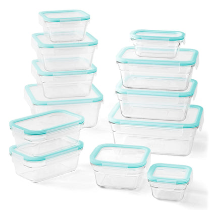 Member's Mark 24-Piece Glass Food Storage Set By Glasslock - Bellso