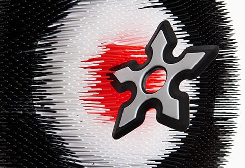 Sharper Image Axe Throwing + Target Set - Indoor & Outdoor Fun Game - Bellso