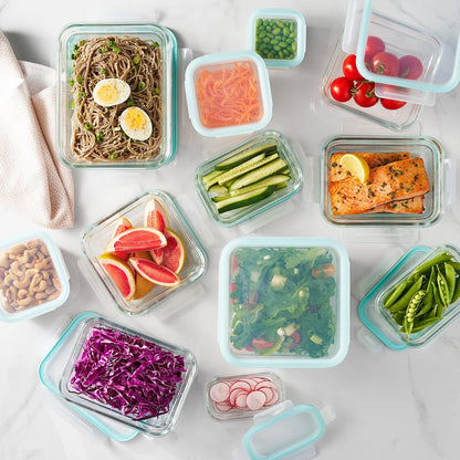 Member's Mark 24-Piece Glass Food Storage Set By Glasslock - Bellso