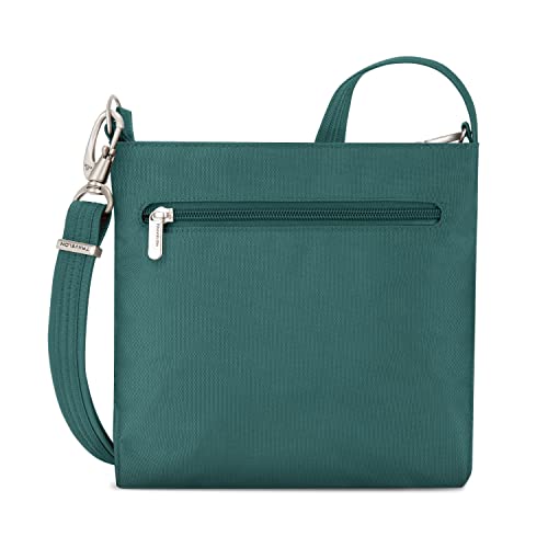 Travelon Anti-Theft Classic Mini Shoulder Bag, Green - Bellso