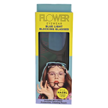 Flower Eyewear Blue Light Blocking Glasses  Style Hazel  Black - Bellso
