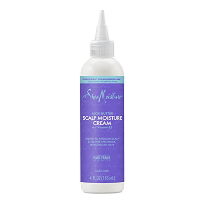 SheaMoisture, Scalp Moisture Cream, Aloe Butter, 4 Fl Oz (118 Ml) - Bellso