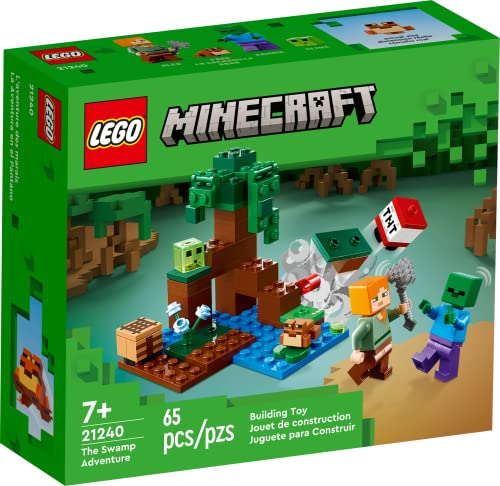 9085751 Swamp Minecraft ABS Plastic Adventure Set - 65 Piece - Bellso