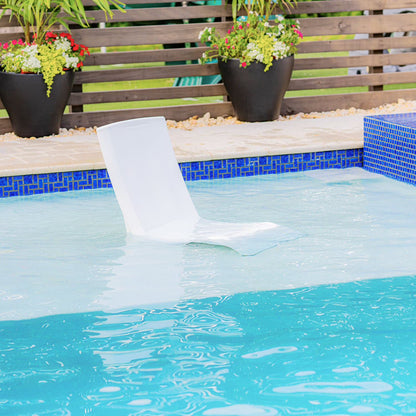 Step2 Vero In-Pool And Patio Outdoor Plastic Beach Chair White