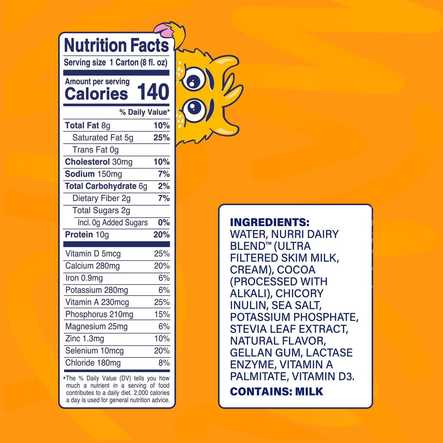 Nurri Kids 10g Protein Ultra-Filtered Milk Shake, Chocolate, 8 fl. oz. 12 pk.