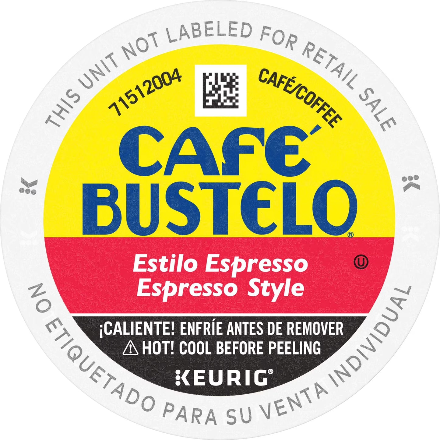 Café Bustelo K-Cup Pods, Espresso, 80 ct.