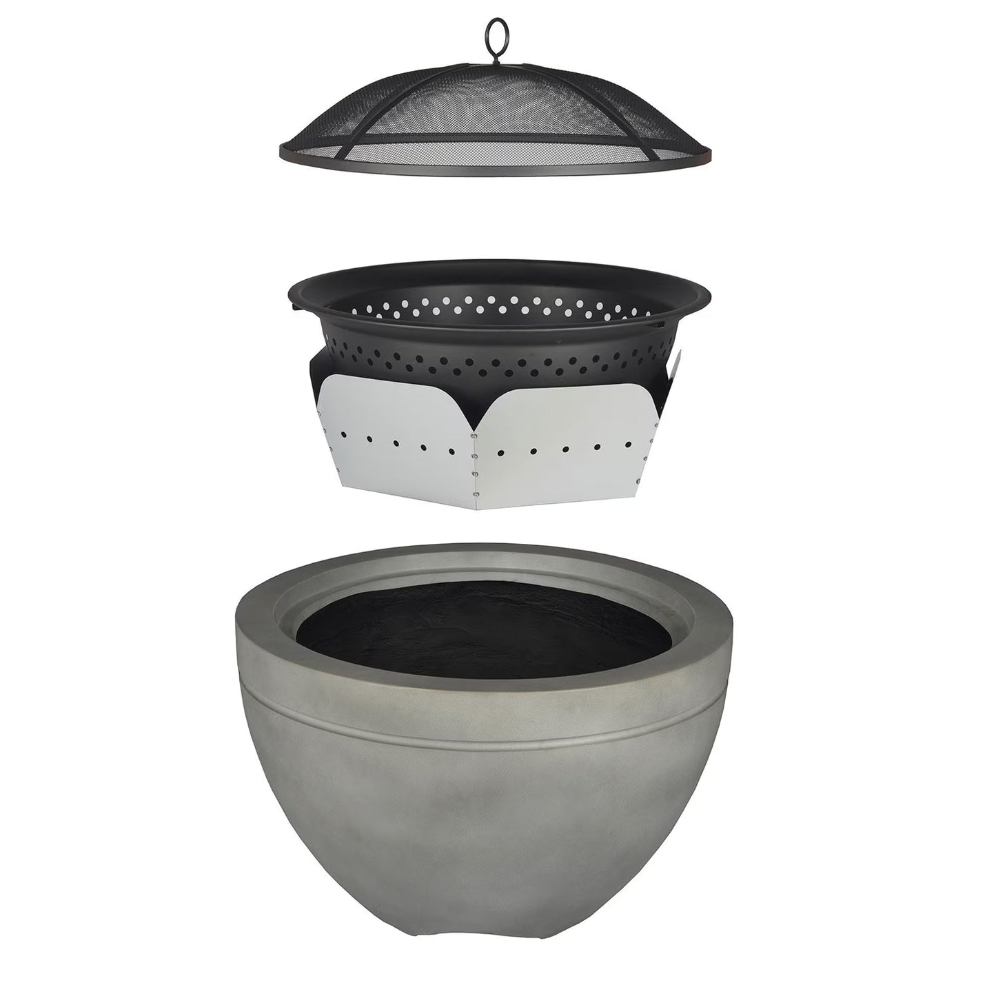 Member's Mark 30" Concrete Finish Wood Burning Fire Pit