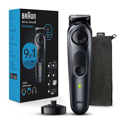 Braun All-in-one Style Kit Series 5 Aio5490 Rechargeable 9-in-1 Body, Beard & Hair Trimmer - Bellso