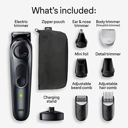 Braun All-in-one Style Kit Series 5 Aio5490 Rechargeable 9-in-1 Body, Beard & Hair Trimmer - Bellso