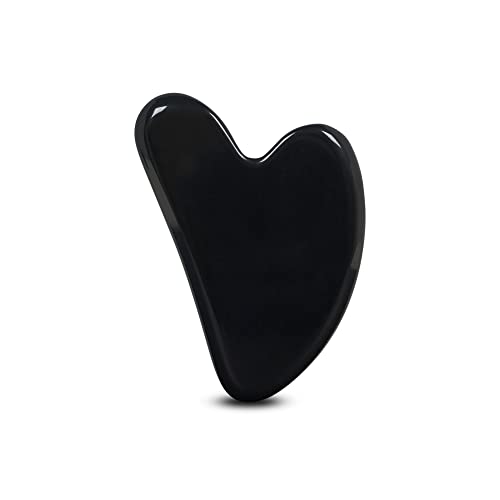 Plum Beauty Obsidian Gua Sha Stone - Bellso