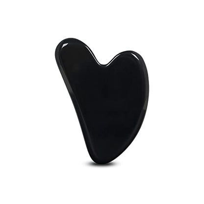 Plum Beauty Obsidian Gua Sha Stone - Bellso