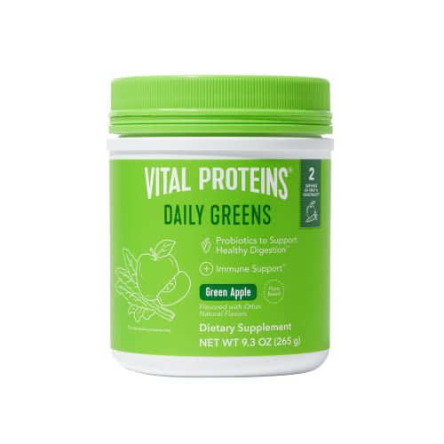 Vital Proteins, Daily Greens, Green Apple, 9.3 Oz (265 G)